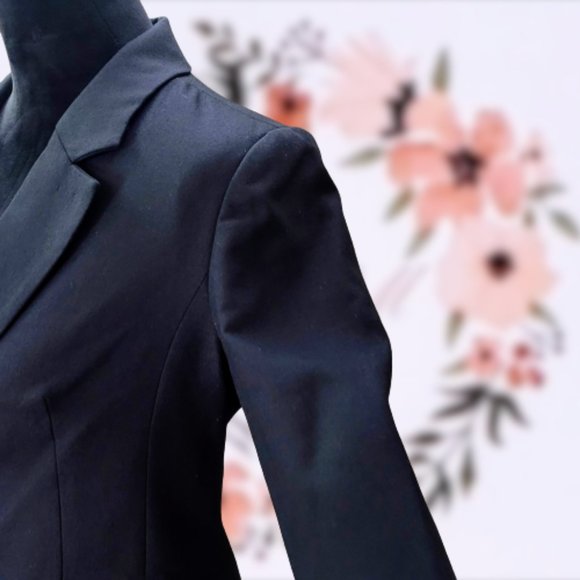 💕1901 Black 2 Button Blazer size 8 - Picture 7 of 11